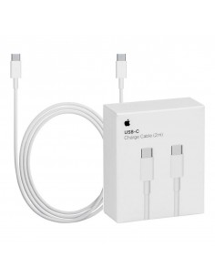 Cable original apple iphone usb tipo c a usb tipo c - 2 m - blanco