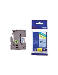 Cinta laminada brother tze531 12mm x 8m azul - negro