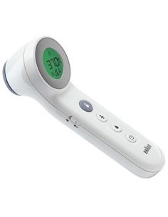 Termometro corporal braun bnt400we sin contacto + frontal con age precision