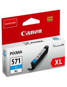 Cartucho tinta canon cli - 571c xl cian mg5751 mg6851 mg7750