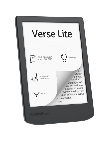 Libro electronico ebook pocketbook verse lite 6 pulgadas 8gb midnight grey