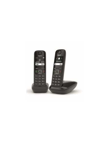 Telefono inalambrico gigaset as690 duo negro