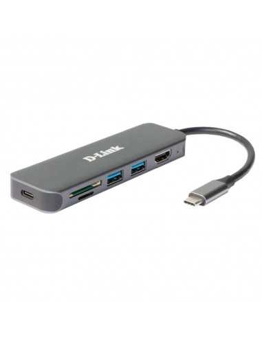 Docking d - link usb tipo c 6 en 1
