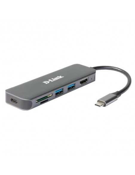 Docking d - link usb tipo c 6 en 1