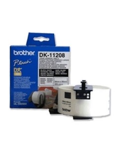 Etiquetas papel precortada brother dk11208 38 x 90 mm 400 - e ql - 500 ql - 550 650td
