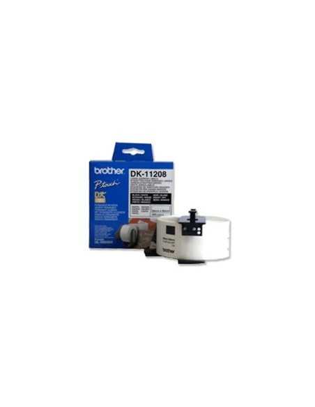 Etiquetas papel precortada brother dk11208 38 x 90 mm 400 - e ql - 500 ql - 550 650td