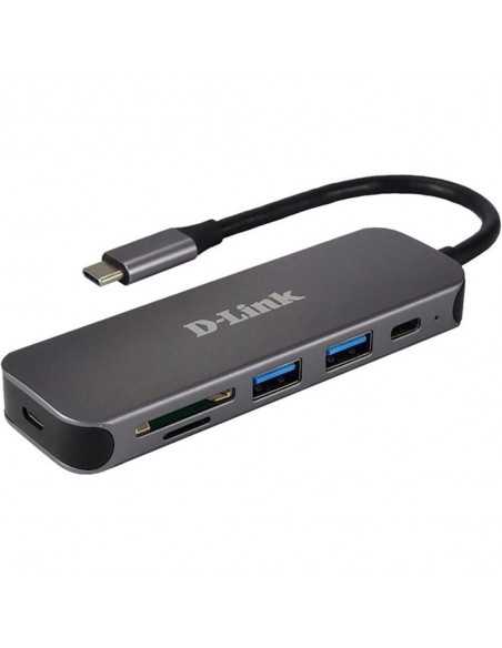 Hub d - link usb tipo c 6 en 1
