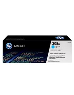 Toner hp 305a ce411a cian 2600pag laserjet pro 300 m351a 300 mfp m375nw 400 m451 400 mfp m475