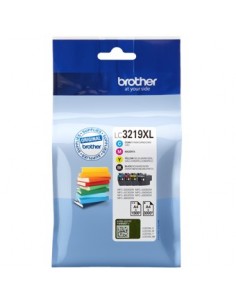 Pack cartuchos tinta brother lc3219xlval negro cian magenta amarillo 3000 paginas negro - 1500 paginas color