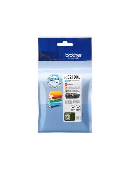 Pack cartuchos tinta brother lc3219xlval negro cian magenta amarillo 3000 paginas negro - 1500 paginas color