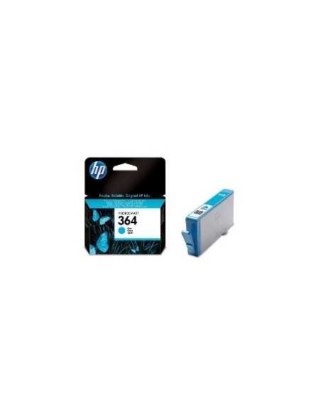 Cartucho tinta hp 364 cb318ee cian 3ml d5460 - b8550 - c6380 - c5380