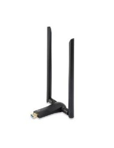Adaptador wifi usb 3.0 dualband level one ac1200 300mb en 24ghz y 867mb en 5ghz usb 3.0 2 antenas desmontables