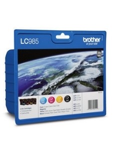 Multipack brother lc985valbp dcpj125 - j140w - j315w - j515w - mfcj220 - j265w - j410 - j415w