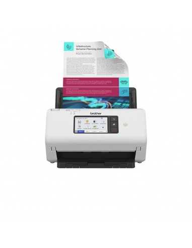 Escaner sobremesa brother ads - 4700w - 80ppm - duplex automatico - usb 3.0 - usb 2.0 - red - wifi - wifi direct - adf 80 hojas