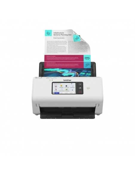 Escaner sobremesa brother ads - 4700w - 80ppm - duplex automatico - usb 3.0 - usb 2.0 - red - wifi - wifi direct - adf 80 hojas