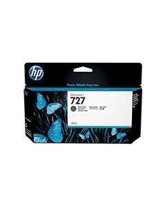 Cartucho tinta hp 727 b3p22a negro mate