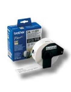 Etiquetas papel precortada brother dk11201 29 x 90 mm 400 - e ql - 500a ql - 500bw ql - 560 ql - 570 ql - 1050