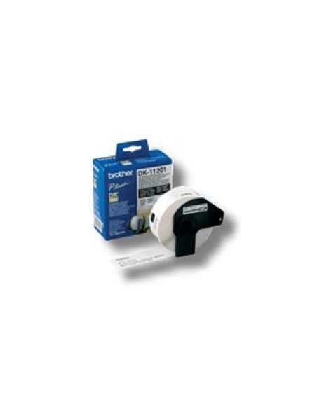 Etiquetas papel precortada brother dk11201 29 x 90 mm 400 - e ql - 500a ql - 500bw ql - 560 ql - 570 ql - 1050