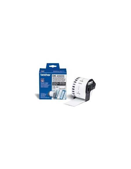 Etiquetas cinta continua brother blanca dk22223 ql - 500a ql - 500bw ql - 560 ql - 570 ql - 580n ql - 1050 ql - 1060n