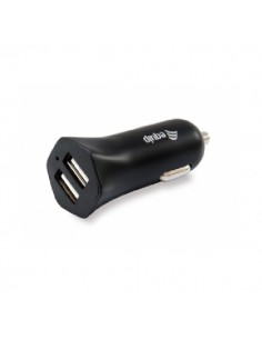 Cargador equip life 5v 2xusb para coche 12 - 24v 2.4a 12w