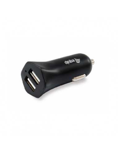 Cargador equip life 5v 2xusb para coche 12 - 24v 2.4a 12w
