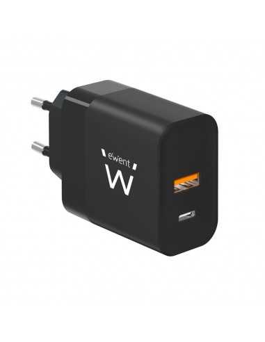 Cargador ewent ew1327 45w usb tipo a - usb tipo c