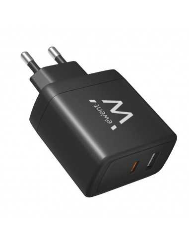 Cargador ewent ew1330 65w usb tipo a - usb tipo c
