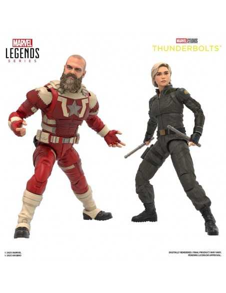 Figura hasbro marvel studios thunderbolts marvel legends series yelena belova & red guardian 15cm