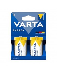Blister pilas varta alcalinas energy lr20 d - 2 pilas