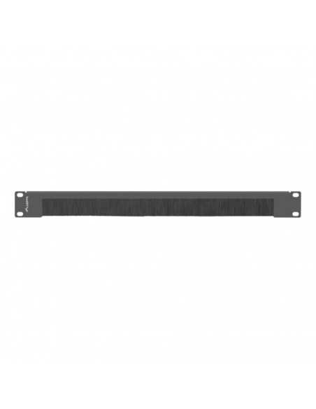 Panel pasacables con cepillo lanberg 1u negro