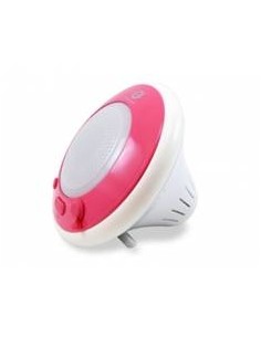 Altavoz conceptronic resistente al agua flotante rosa