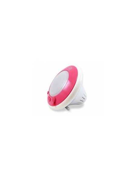 Altavoz conceptronic resistente al agua flotante rosa