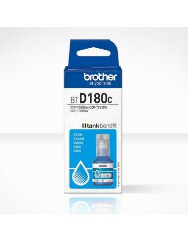 Botella tinta brother btd180c cian 5000 paginas