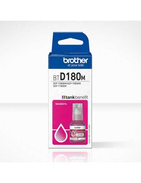 Botella tinta brother btd180m magenta 5000 paginas