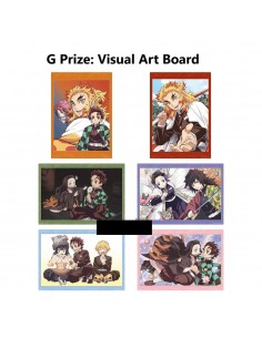 Lámina demon slayer exclusivo kuji premio g 1 unidad