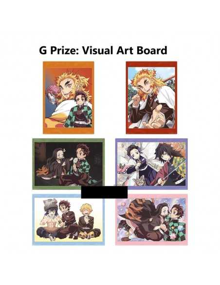 Lámina demon slayer exclusivo kuji premio g 1 unidad