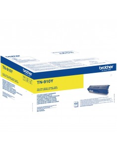 Toner brother tn910y amarillo 9000 páginas