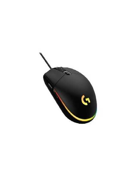 Mouse raton logitech g203 lightsync negro gaming 8.000 dpi 6 botones