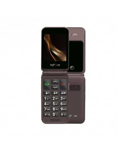 Telefono movil myphone harmony 2.8 pulgadas+1.44 pulgadas - 4g - marron