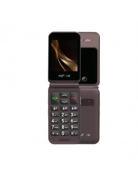 Telefono movil myphone harmony 2.8 pulgadas+1.44 pulgadas - 4g - marron