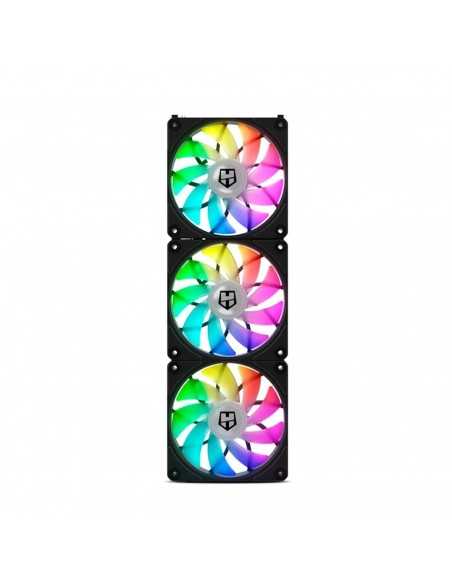 Ventilador caja nox hummer easylink black 3 x 120mm led argb
