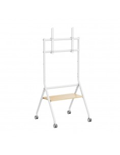 Soporte suelo con ruedas ewent vesa hasta 86 pulgadas 600x400mm max 80kg