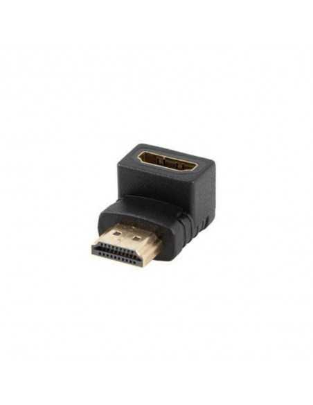 Adaptador hdmi 4k lanberg macho - hembra angulo abajo