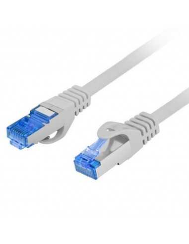 Cable red lanberg latiguillo cat.6a s - ftp lszh cca 0.25m gris fluke passed