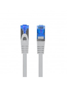Cable red lanberg latiguillo cat.6a s - ftp lszh cca 0.5m gris fluke passed
