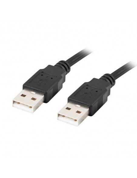 Cable usb 2.0 lanberg 1m - macho - macho - negro