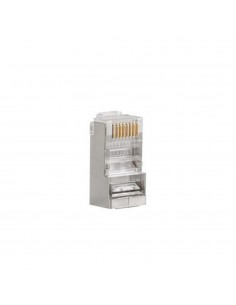 Conector lanberg cat.6 ftp 8p8c pass through type pack 100 uds
