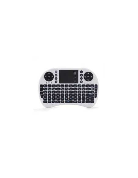 Mini teclado inalambrico wireless 2.4ghz phoenix touchpad multimedia smart tv - tvbox - android tv - color blanco y negro