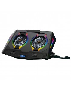 Soporte - base de refrigeracion conceptronic thyia02b para portatiles hasta 17 pulgadas 2 ventiladores