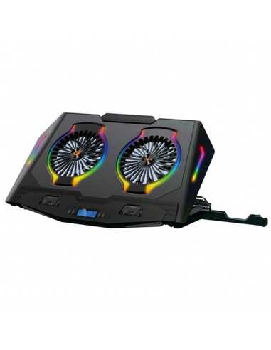 Soporte - base de refrigeracion conceptronic thyia02b para portatiles hasta 17 pulgadas 2 ventiladores